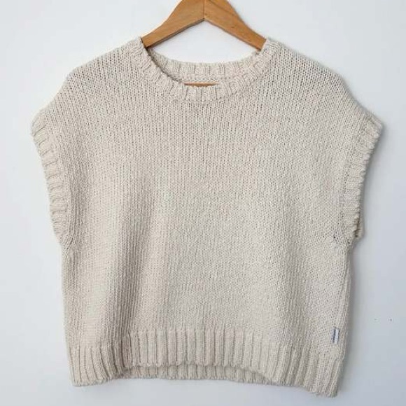 Le Bon Shoppe Tops - The Pierre Knitted Cotton Top